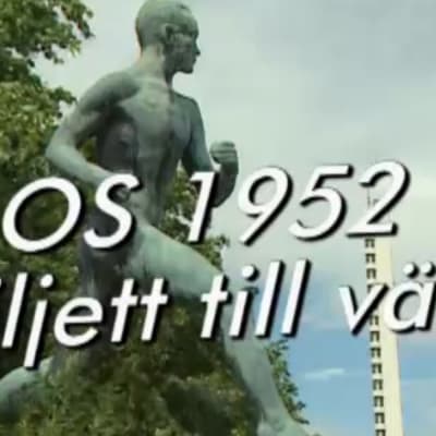 OS 1952 Biljett till väst.