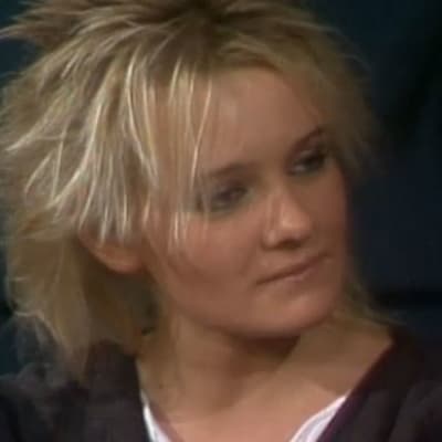 Eva Dahlgren i en intervju 1984.
