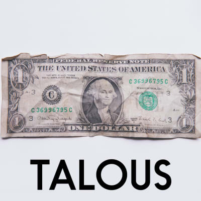 Battlen talouskokonaisuuden teemakuva. Kuvassa rypistynyt US dollarin seteli.
