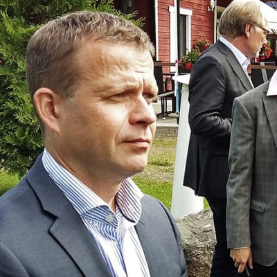 Samlingspartiets ordförande Petteri Orpo i Jyväskylä den 15 augusti 2016.