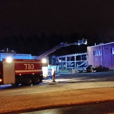 Brand i Runosbacken i Åbo.