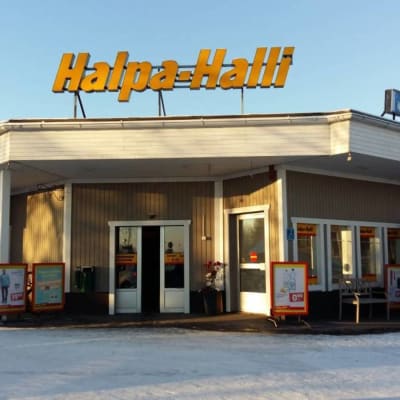 Halpa-Halli butiken i Vörå.