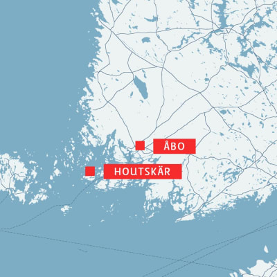 Karta över Houstskär