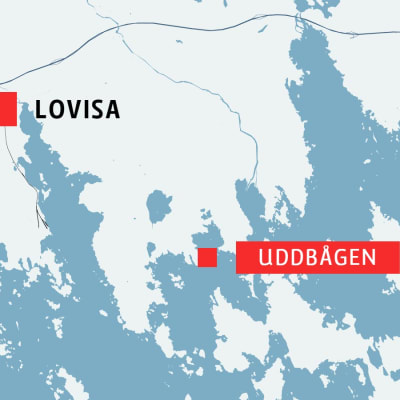 Karta över Lovisa