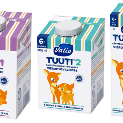 Valio återtar ett parti Tuuti-modersmjölksersättning.