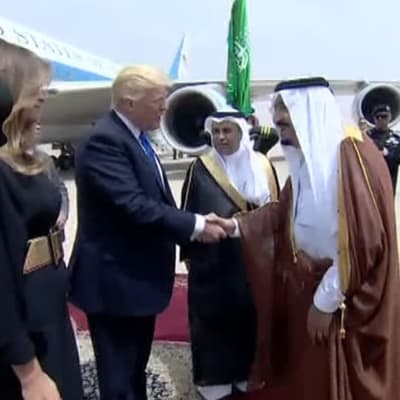 USA:s presidentpar i Saudiarabien