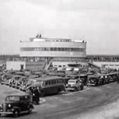 Malmin lentokenttä vuonna 1938 filmattuna.