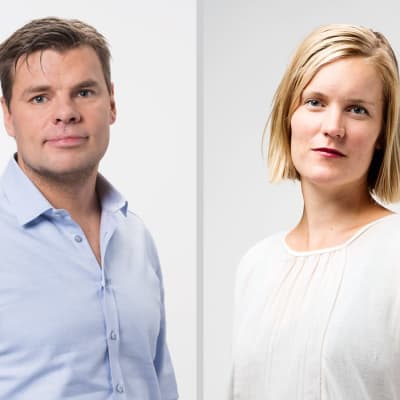 Ville Hupa och Marianne Sundholm.