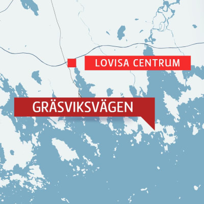 Karta över Lovisa