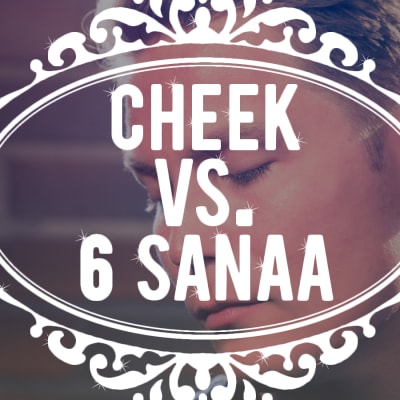 Cheek vs. 6 sanaa -grafiikka