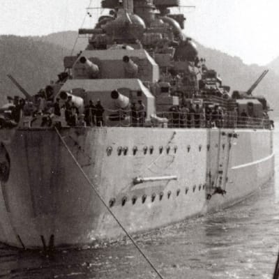 Taistelulaiva Tirpitz.