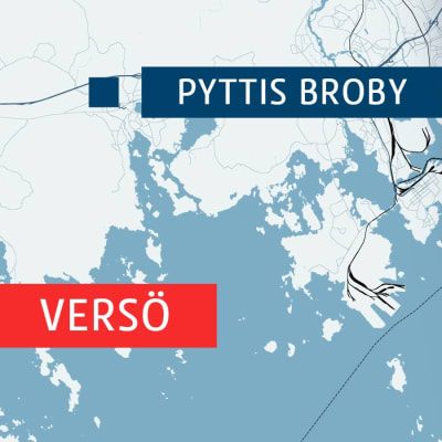 Karta över Versö och Pyttis Broby
