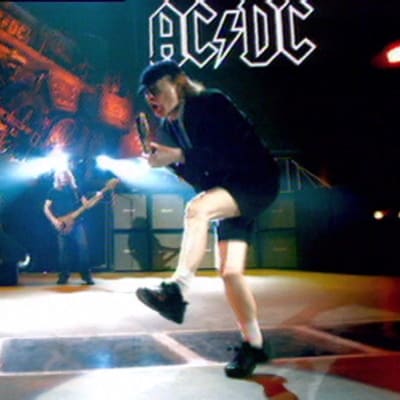 AC/DC:n musiikkivideolta Anything Goes