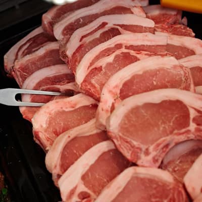 Rött kött.