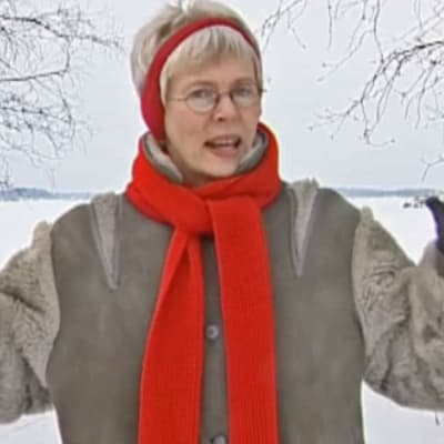 Christine Saarukka på Jussarö.