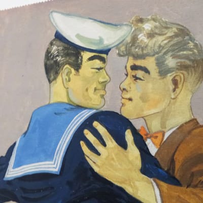 Tom of Finland-utställning i Helsingfors Konsthall.