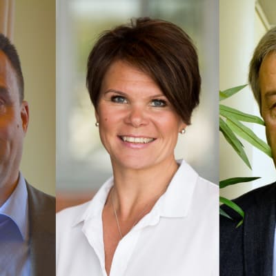 Fredrick von Schoultz, Pia Nurme och Hilding Mattsson