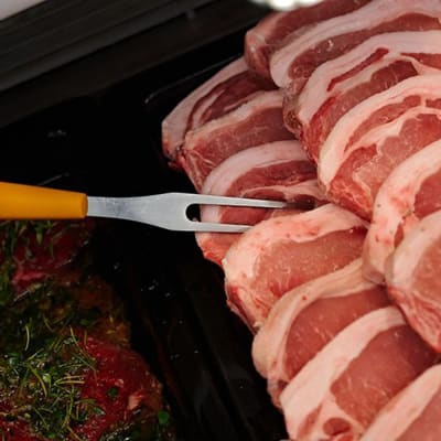 Rött kött.