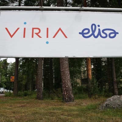Viria-Elisa skylt.