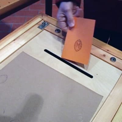 Röstsedel i församlingsvalet