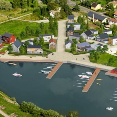 Pargas stads nya bostadsområde Solbågen.