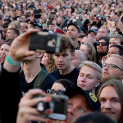 Metallica-keikka Hämeenlinnassa 16.7.2019.