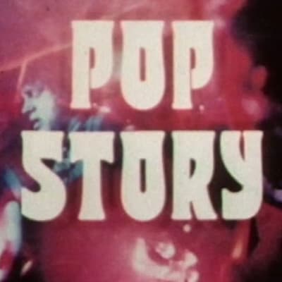 Kuvakaappaus Pop Story -ohjelmasarjan alkugrafiikasta
