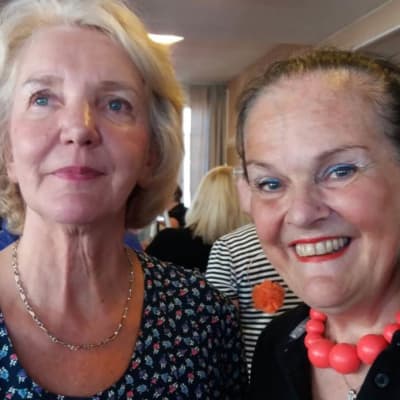 Porträtt Ulla Nyström och Gunilla Luther-Lindqvist