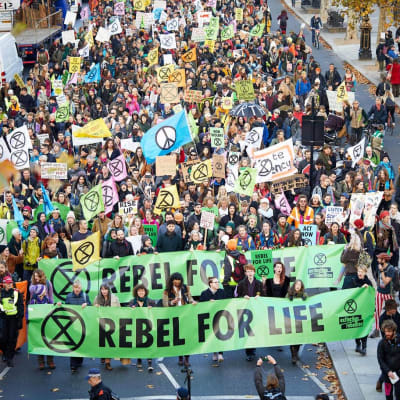 miljödemonstration i London