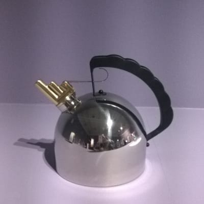 tekanna i rostfritt stål