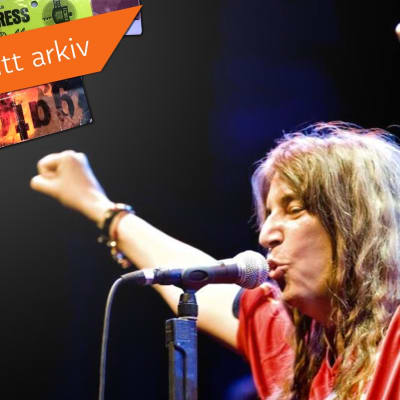 Konsertbild av Patti Smith