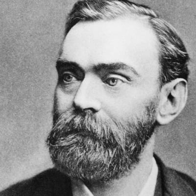 Alfred Nobel porträtt.