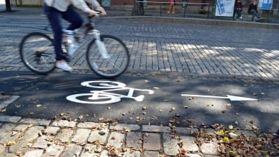 Cykelväg i Helsingfors