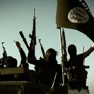 Bild från IS-propagandavideo 17.3.2014. Anbar, Irak.