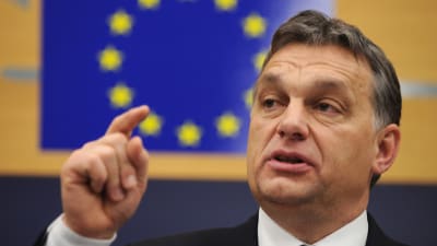 Ungerns premiärminister Viktor Orban 18.1.2012