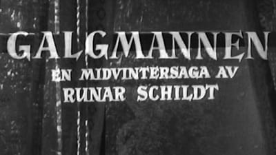 Plansch för galgmannen, Yle 1961