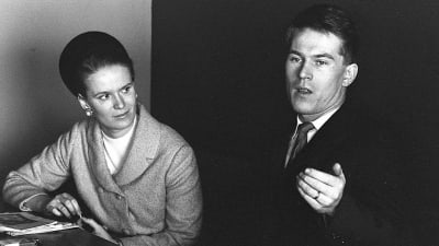 Gunnar Mattsson med fru, 1960