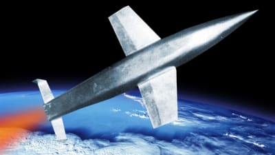 Det föreslagna tyska rymdbombplanet Silbervogel.
