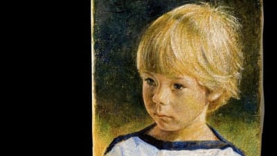 Fritz Jakobsson porträtt av dottern Jessica.