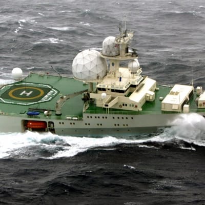 Norjan tiedustelupalvelun vanha alus  "Marjata" on seilannut Barentsinmerellä vuodesta 1995. 