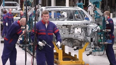 mercedes, bilfabriken i nystad,