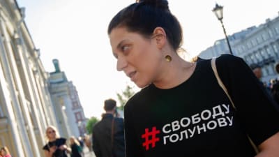 Navalnyj-anhängaren Irina Fatjanova.