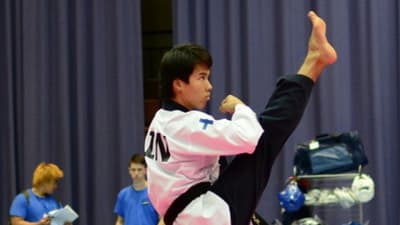 Taekwondo Frans Salmi tog en historisk VM-medalj för Finland.