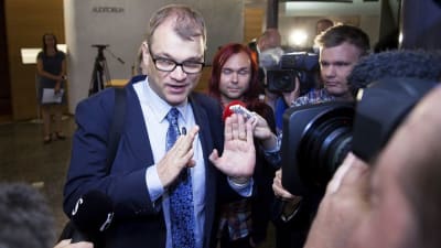 Statsminister Juha Sipilä i Helsingfors den 17 juli 2015.