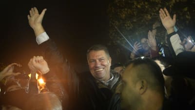 Den liberale borgmästaren Klaus Iohannis vann presidentvalet i Rumänien den 16 november 2014.