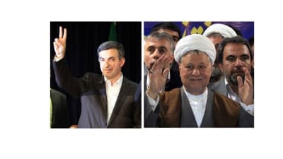 Esfandiar Rahim Mashaei och Akbar Hashemi Rafsanjani får inte ställa upp i presidentvalet i Iran.