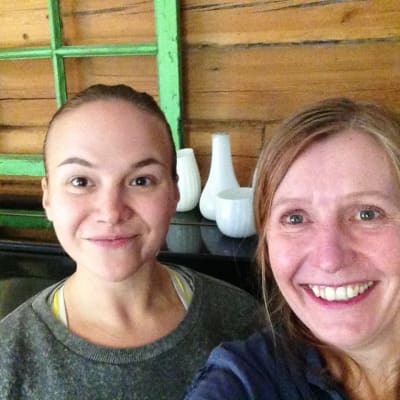 selfie på Ulrika Lillsunde och Tiina Grönroos