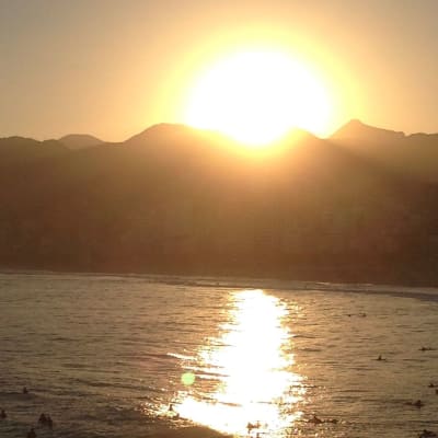 Auringonnousu olympiakaupunki Rio de Janeirossa on yksistään ikimuistoinen kokemus