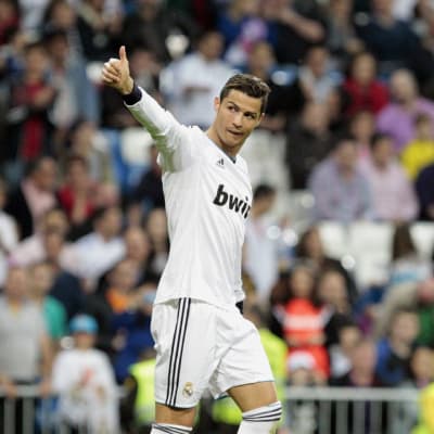 Cristiano Ronaldo on Real Madridin tähtipelaaja.