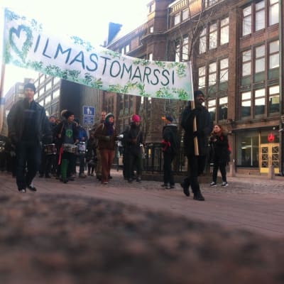 Klimatmarsch i Helsingfors 2015